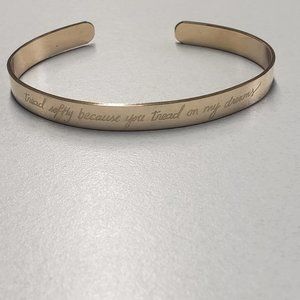 Custom Engraved 14k Gold Filled Cuff Bracelet